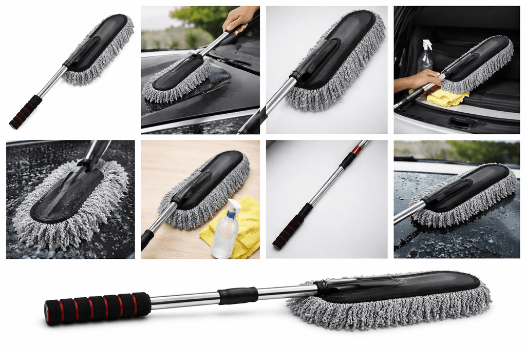 Extendable Microfiber Cleaning Brush + 10 Wash Tablets 🧼At Just